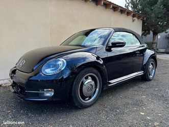 volkswagen beetle cabriolet 2.0l tsi 220ch dsg 2015 endommagé
