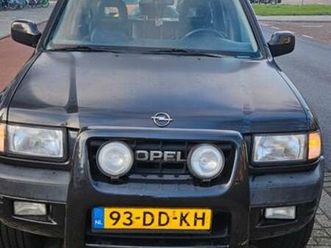 opel frontera 3.2 v6 wagon aut 1999 zwart — opel — marktplaats