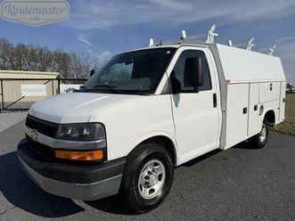 2015 chevrolet express 3500 cutaway 10' kuv utility service plumbers v