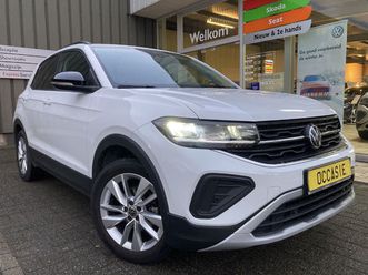 volkswagen t-cross goal -half leder/stof -gps -acc -app -alu 17'