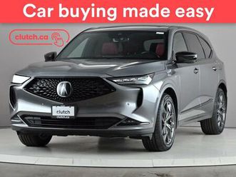 used 2022 acura mdx a-spec sh-awd w/ apple carplay, heated front seats, rearview cam