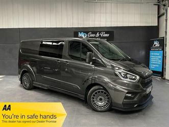 ford transit custom 2.0 320 ecoblue msrt crew van double cab 5dr diesel manual l2 h1 euro 6 (start/stop) (185 ps)