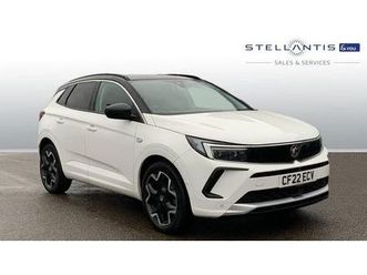 vauxhall grandland 1.2 turbo elite suv 5dr petrol manual euro 6 (start/stop) (130 ps)