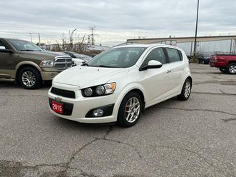 used 2015 chevrolet sonic ltz