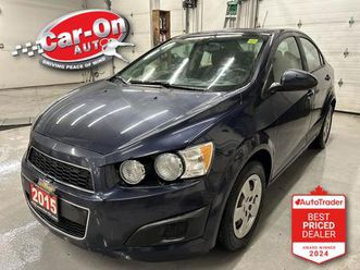 used 2015 chevrolet sonic autoamtic | only 92,000kms | bluetooth | cd player