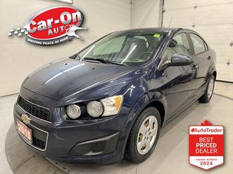 used 2015 chevrolet sonic automatic | only 92,000kms | bluetooth | certified