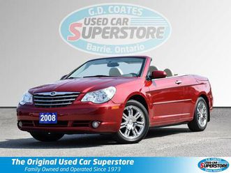 used 2008 chrysler sebring limited convertible ~hard top ~nav ~heated leather