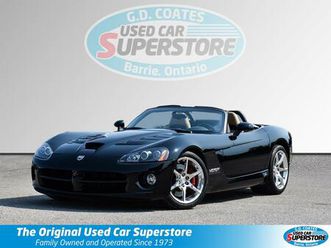 used 2009 dodge viper srt10 ~600hp 8.4l v10 6-speed rare low km !