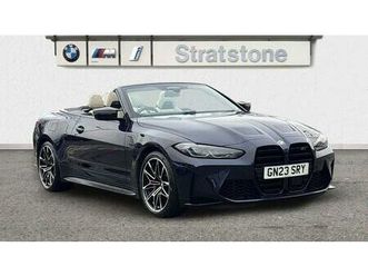 bmw m4 competition m xdrive convertible 3.0 2dr