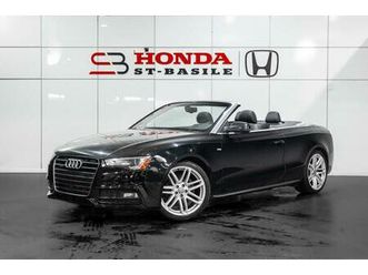 audi a5 2015 progressiv + s line + convertible + quattro + bluetooth + wow