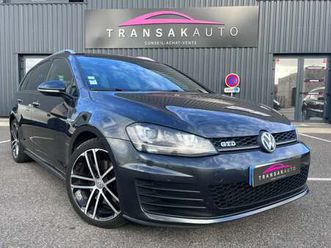 volkswagen golf sw gtd 2.0 tdi 184ch *attelage*