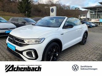 volkswagen t-roc cabriolet r-line 1.5 tsi, ahk,black style