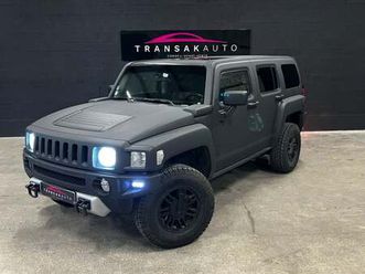 hummer h3 5.3 v8 305 cv essence / gpl - toit ouvrant - caméra de recul - sièges chauffants éléctriques