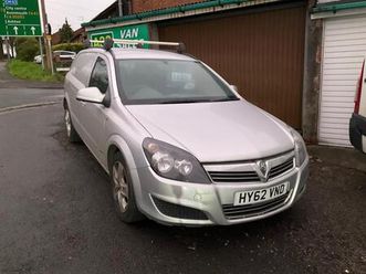 2012 vauxhall astra van sportive 1.7 cdti 125 bhp 6 speed panel van no vat to pay car derived van...