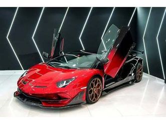 lamborghini aventador svj body kit, full carbon package, front lift, very low km, gcc specs!!