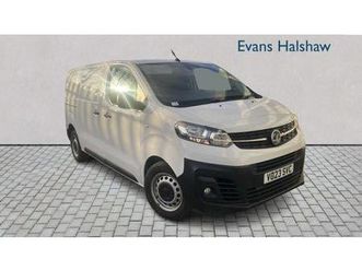 2023 vauxhall vivaro 2900 1.5d 100ps prime h1 van panel van diesel manual