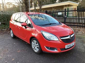 2015 vauxhall meriva 1.4i 16v life