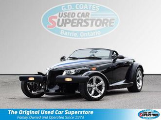 used 2000 plymouth prowler ~leather ~chrome wheels ~only 34,000 km! ~rare!
