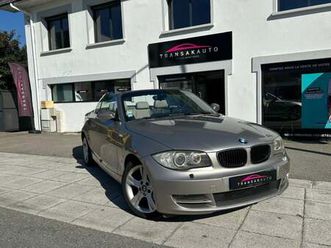 bmw serie 1 cabriolet e88 120d 177 ch luxe radar / regulateur