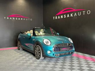 mini cabriolet f57 cooper s 192 ch bva6 exquisite intérieur jcw / sièges chauffants / keyless go / boitier ethanol e85
