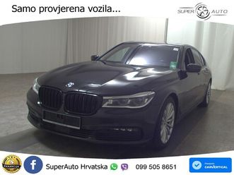 bmw 750d xdrive aut. 400 ks, pano+360+head+gr sjed+park+masaža