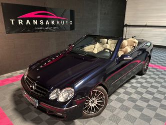mercedes classe clk cabriolet 200 k avantgarde a - entretenue et cuir excellent etat !