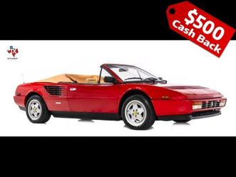 1987 ferrari mondial cabriolet