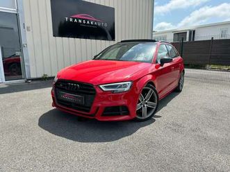 audi s3 sportback 50 tfsi 300 s tronic 7 quattro / toit ouvrant / cuir / entretien complet audi