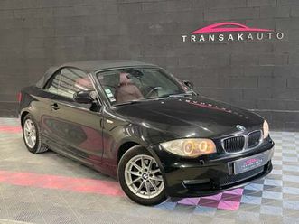 bmw serie 1 cabriolet e88 118d 143 ch confort / sieges chauffants / radars av/ar