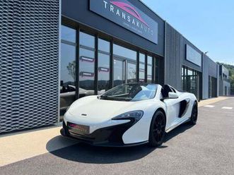 mclaren 650s spider 3.8 l v8 biturbo 650 ch / nürburgring edition / 1 of 8 / carbone / echappement inox / suivi mclaren
