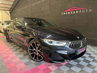 bmw serie 8 gran coupe g16 840d xdrive 320 ch bva8 m sport carbonschwarz / toit ouvrant panoramique / cristal / harman kardon