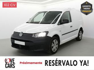volkswagen caddy 2.0 tdi furgón cerrado 6 vel 102