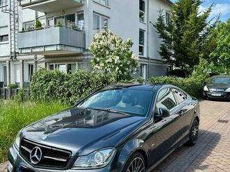 mercedes c250cdi coupé amg sport autom. pano leder ahk