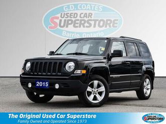 used 2015 jeep patriot north 4x4 ~bluetooth ~fog lamps ~alloys ~low km