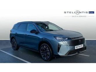 peugeot 5008 suv 1.2 hybrid allure suv 5dr petrol hybrid e-dsc6 euro 6 (start/stop) (136 ps)