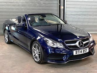 2014 mercedes-benz e class e220 cdi amg sport 2dr 7g-tronic convertible diesel automatic