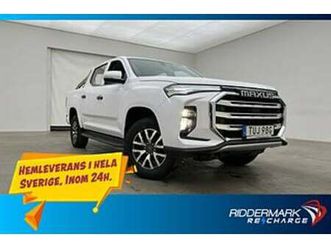 maxus t90 ev 88.5 kwh 180hk b-kamera skinn carplay moms