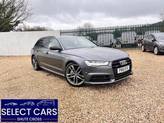 2018 audi a6 avant 3.0 tdi v6 black edition estate 5dr diesel s tronic quattro