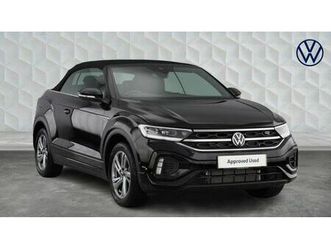 2025 volkswagen t-roc 1.5 tsi r-line convertible 2d dsg