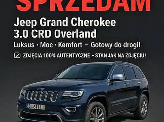 jeep grand cherokee 3.0 crd 2015r. niski przebieg. vat23%. okazja! gorzów wielkopolski - sprzedajemy.pl