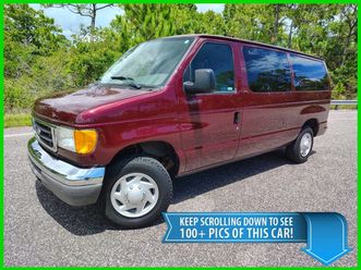 2007 ford e-series e 150 xl - 9 passenger van - 40k low miles! - 2 owners