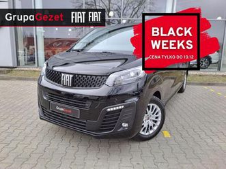 fiat scudo scudo maxi 2.0 144 km pak city, techno vat1 zarejestrowany blackweek