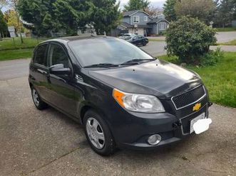 2011 chevrolet aveo lt 5 speed manual transmission 5 door hatchback clean title