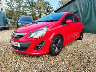 vauxhall, corsa sri sport, 2012, long mot, 1.7 cdti