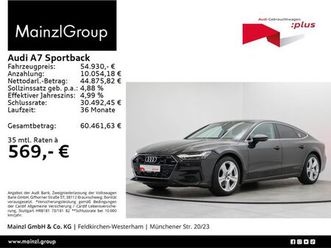 audi a7 sportback 45 tfsi ahk hd-matrix b&o leder acc