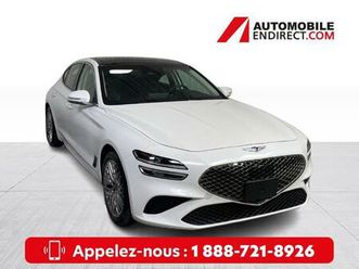 2022 genesis g70 advanced awd mags cuir toit gps sièges chauffants