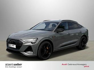 audi e-tron sportback 55 s line black edition matrix