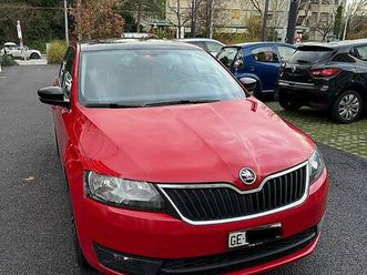 skoda rapid spaceback 1.2 tsi ambition rouge/noir canton genève