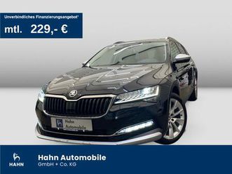 skoda superb combi 2.0tdi dsg 4x4 scout matrix ahk app