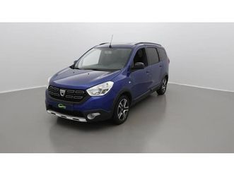 dacia lodgy 1.5 blue dci 115 bvm6 stepway 7pl suréquipée diesel manuelle 2021 - 55 620 km